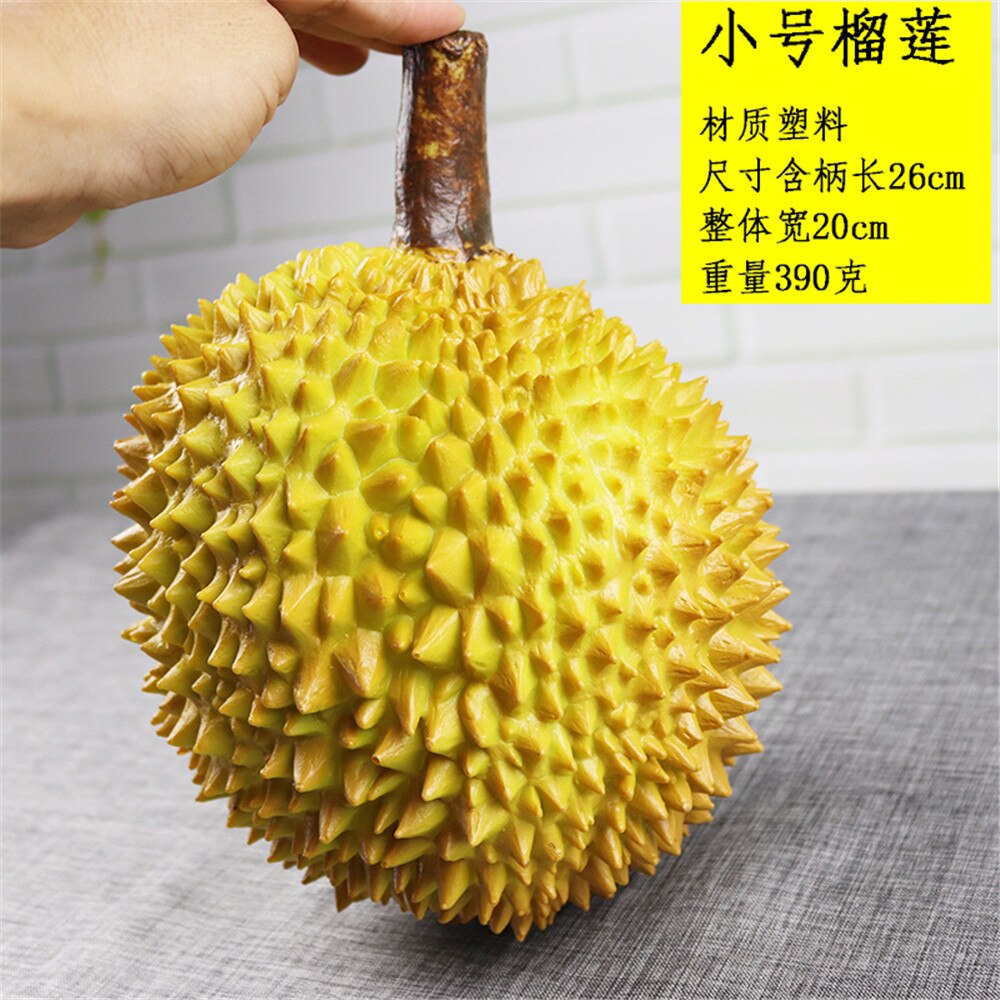 Simulation fruit foam model durian photography props home decoration window display: S
