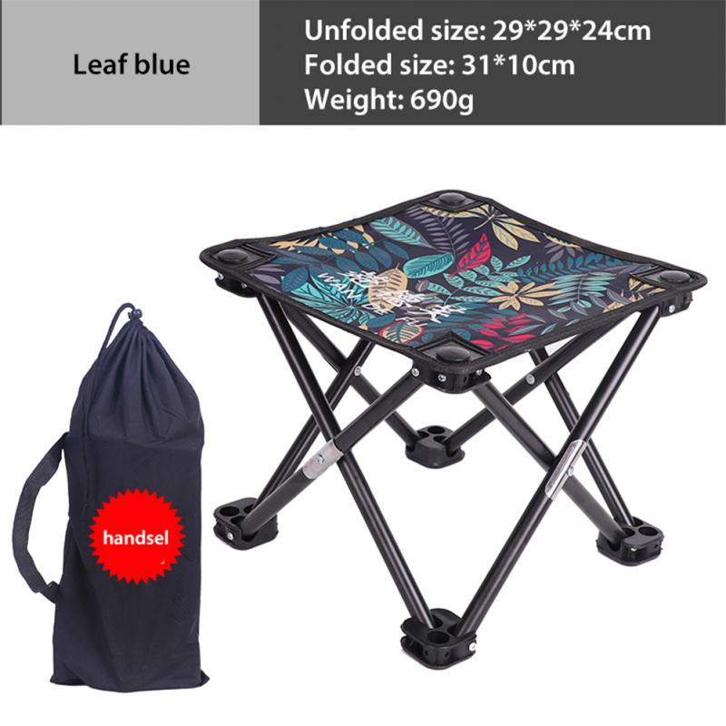 Chaise de pêche Maza, capacité de charge de 150kg, résistante à l&#39;usure, Camping en plein air, pliante, Ultra légère, Art, croquis, tabouret carré, Portable: 01