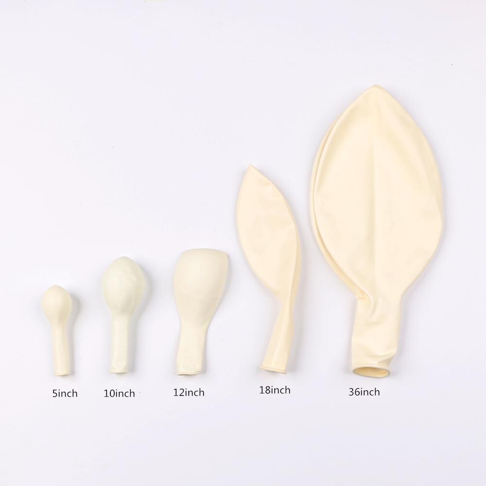 Giant White Round Balloons 5/10/12/18/36 inch Wedding Mini Round White Macaron Jumbo Balloons Arch Backdrop Photography Decor: 20pcs 10inch