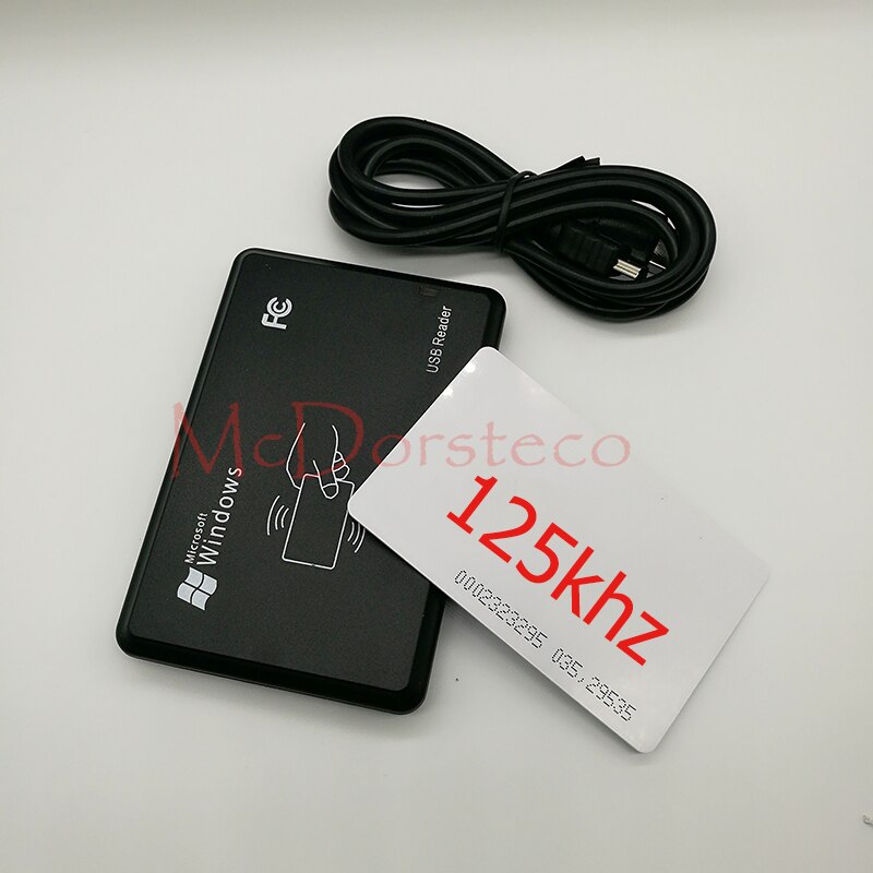USB Rifd reader 125khz USB ID reader for user enrollment ID Card Enroller