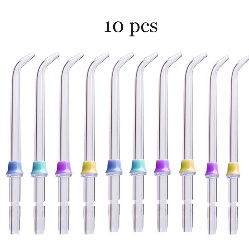 10pcs Replacement Tips Attachment Heads for for waterpik WP-100 WP-450 WP-250 WP-300 WP-660 WP-900 Water Flosser: MULTI