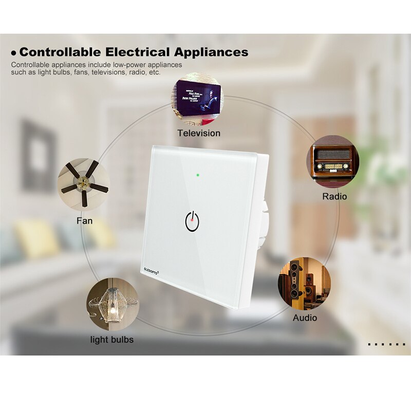 ZIGBEE Wall Switch AC100-240V Bulb switch zigbee led remote Smart Light Control Work With Zigbee APP Gateway Samrt Phone Control