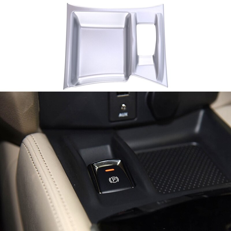 DIYUCAR Carbon Fiber Stijl ABS Interieur Elektronische Handrem Trim Voor Jag XE F-Pace XF f tempo x761