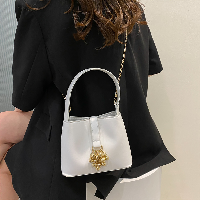 Sac à main de styliste de luxe pour femmes, Texture tendance, sacoche à bandoulière avec chaîne