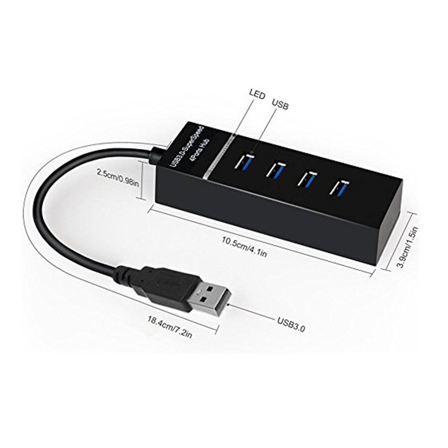 Für PS4/PS4 Dünne/PS4 Pro/Computer Laptop PC High Speed 3,0 Daten USB HUB Kabel Adapter