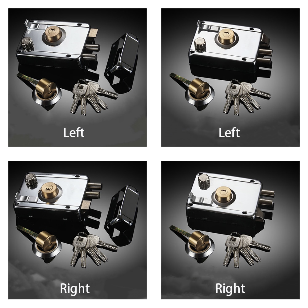 Exterior Universal Smooth Multiple Insurance Door Lock Home Security Bedroom Stainless Steel Accessory Anti-theft