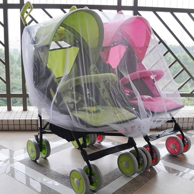 mosquito carrinho L5bb para carseat bassinet anti-bug malha capa malha dupla respirável redes solar-prova