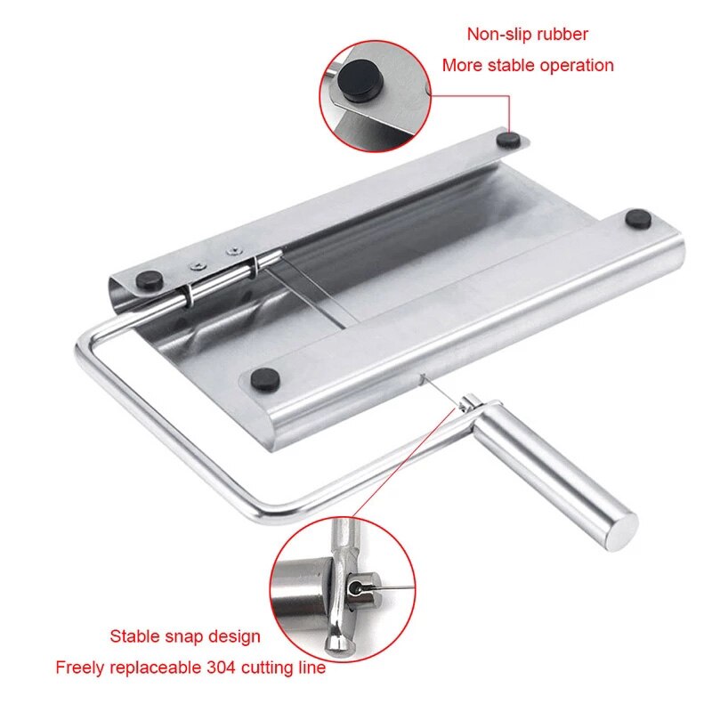 Hoonra 1Pcs Rvs Kaasschaaf Multifunctionele Kaas Boter Slicer Cutter Handvat Snijmachine Keuken Accessoires