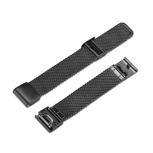 Ktab Smart Accessoires Voor Garmin Fenix 5 Horloge Band MILANESE GESP Staal Bands voor Garmin Fenix 5X Fenix 3 HR fenix 5 Plus: Zwart / 20mm(for Fenix5S)