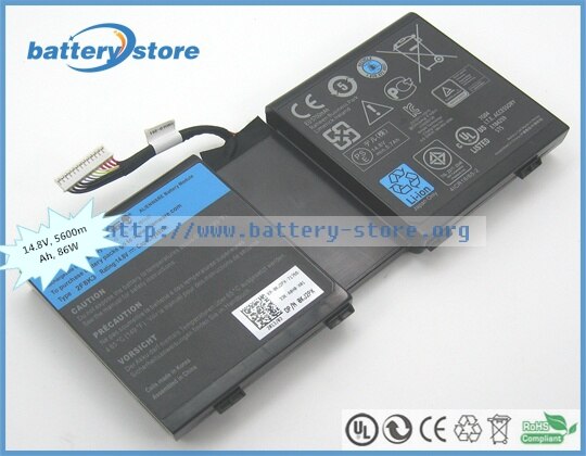 Genuine 2F8K3 KJ2PX battery for Alienware 17 R5 Alienware M17 R5 Alienware 17 r1 Alienware 17x 18X M18X M17X 86W,