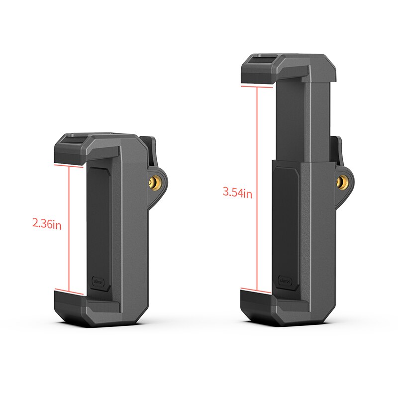 Ulanzi ST-26 Smartphone Tripod Mount Holder Clip Vertical Shooting Mount with Cold Shoe for LED Light Microphone