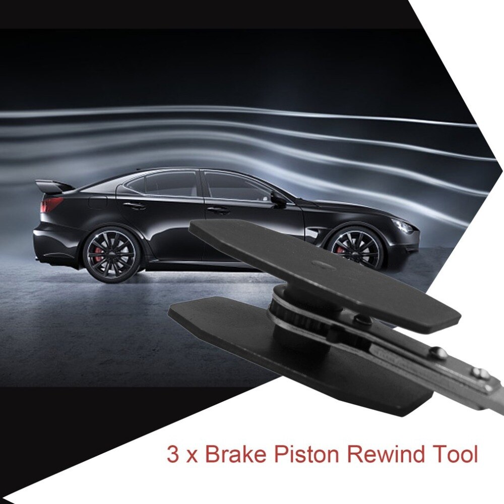Brake Caliper Piston Rewind Tool Double Sided Reversible Adapter Plate Universal Car Wheel Cylinder Disc Brake Pad