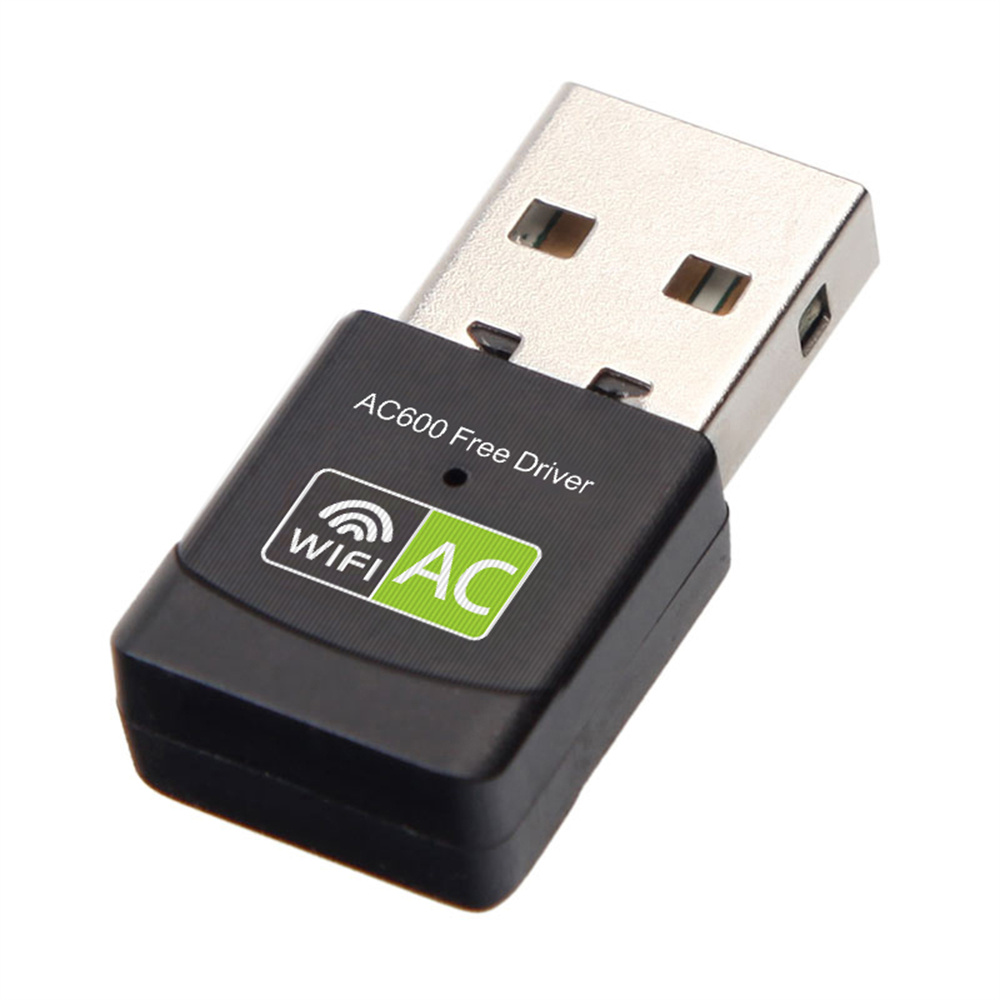 USB WiFi Adapter Wireless AC600 Ethernet Dongle 5Ghz Lan USB2.0 Wi-Fi Free Driver PC Wi Fi Receiver AC Network Card