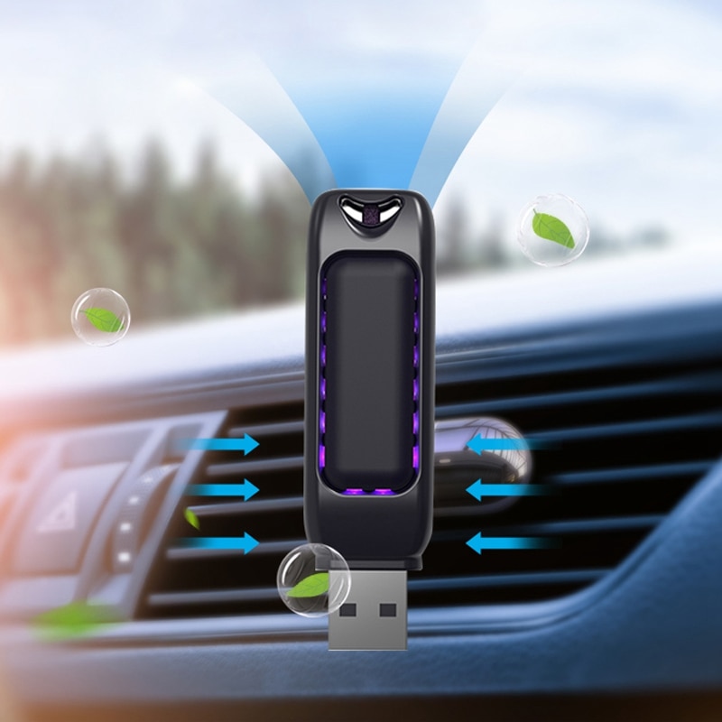 Bærbar mini luftrenser usb negativ ion generator luftrenser til kontor laptop hjemme bil auto luft fersk