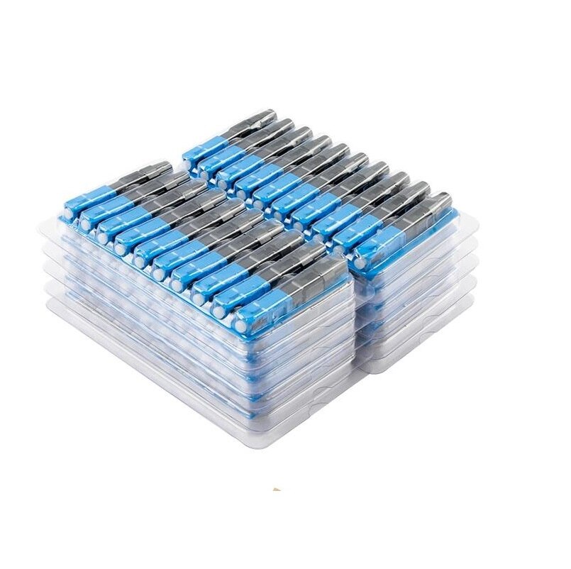 100pc SC UPC Single Mode Fiber Optic Fast Connector SC APC FTTH SC Quick Connector SC Adapter Field Assembly Connector