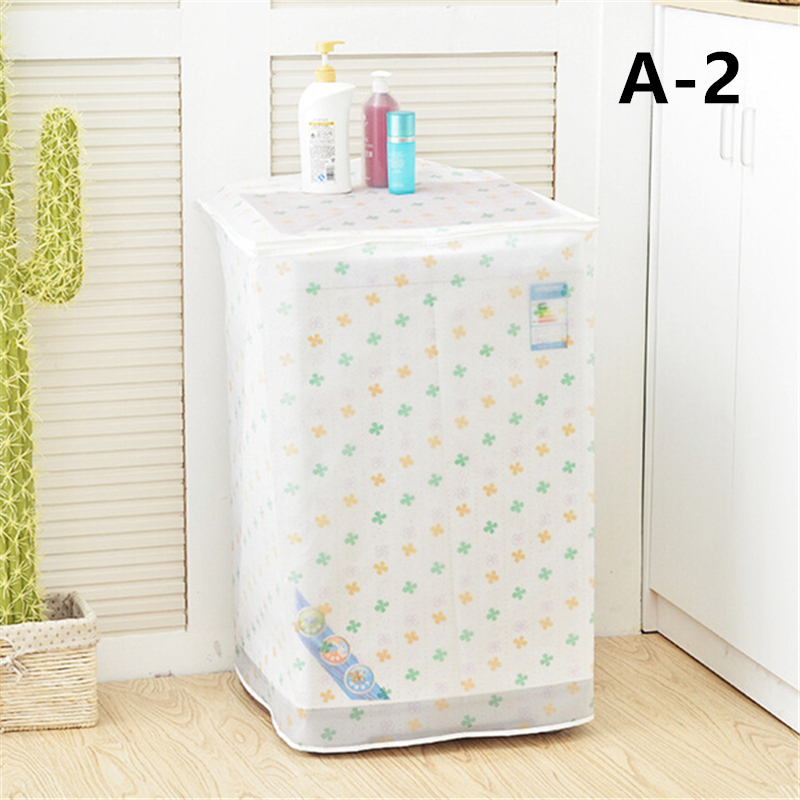 Transparent Waterproof Washing Machine Cover Sunscreen Home Automatic Impeller Roller Dust Cover For Drum Accessories
