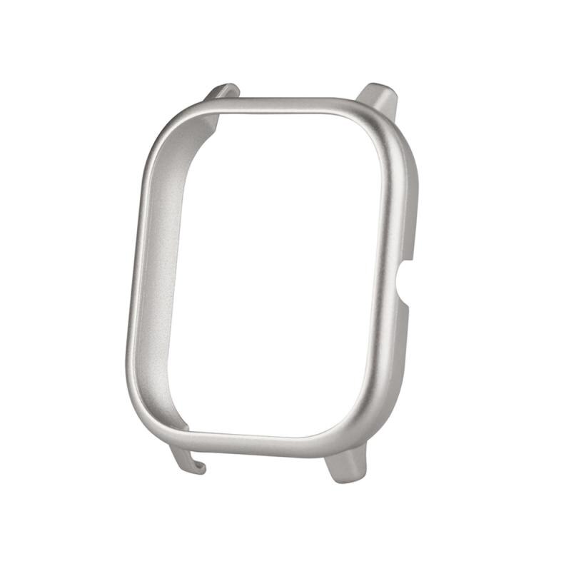 Protective case PC Case Cover Protect Shell For Huami AMAZFIT GTS watch Metal PC ultra light protective case: silver