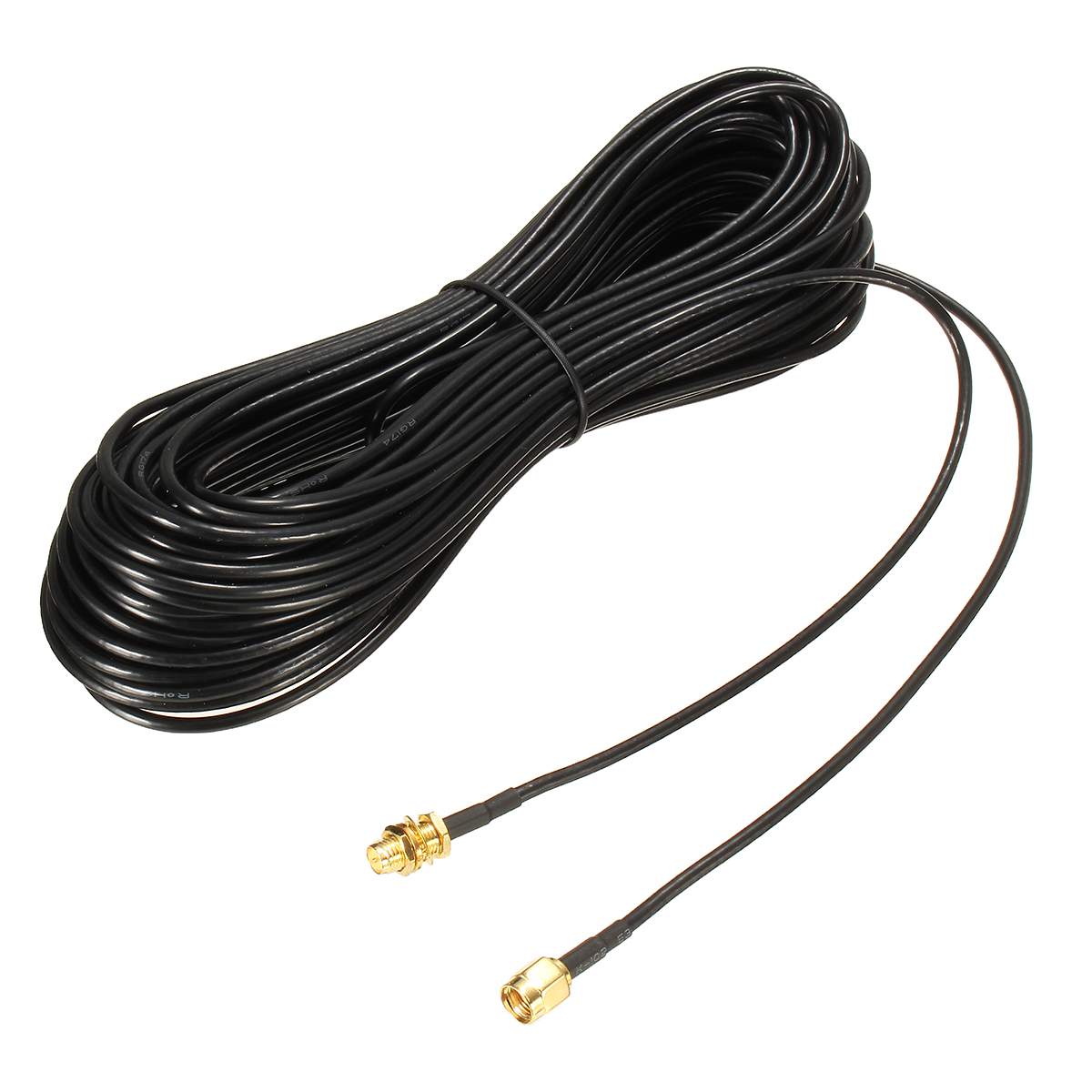 20m Extension Cables SMA Male to Female Coaxial Extension Cable WiFi Router Antenna Aerial Copper Plated Gold Cable