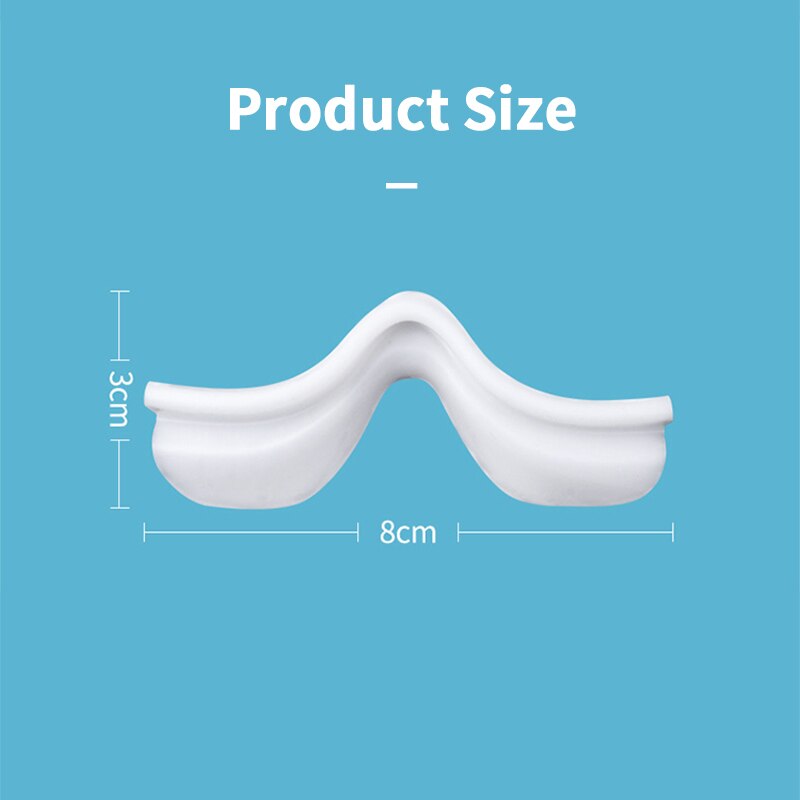 Soporte de tira de silicona para mascarilla facial, puente para la nariz, aumenta el espacio de respiración, Anti niebla, Clip para gafas, 1/3/5 Uds.