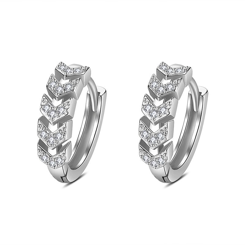 Karopel Mode 925 Sterling Zilveren Oorbel Kristallen Voor Vrouwen Korea Zilveren Sieraden Vrouwelijke