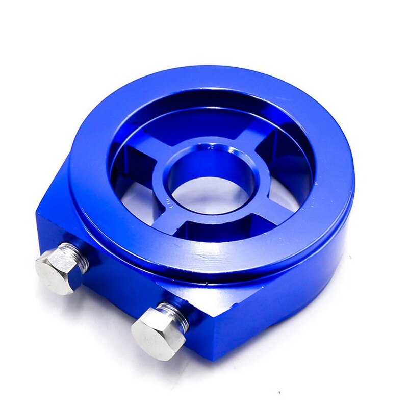 Car Universal Oil Filter Cooler Plate Adaptor M201.5 and 3/4-16 Sandwich Adapter Oil Gauge
