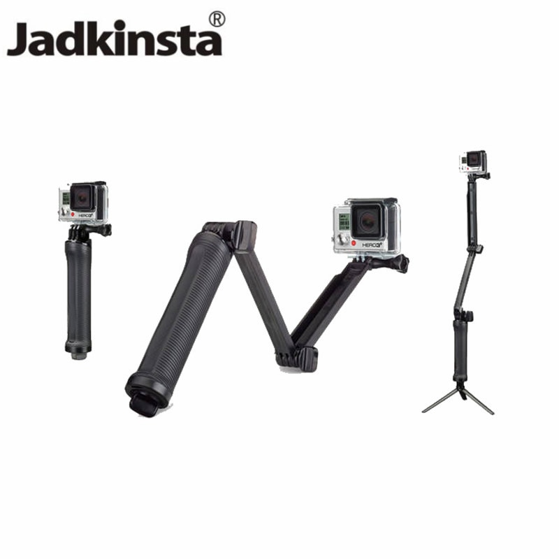 Jadkinsta Accessoires Inklapbare 3 Manier Monopod Mount Camera Grip Extension Arm Statief voor Gopro Hero 4 2 3 3 + 2 1 SJ4000