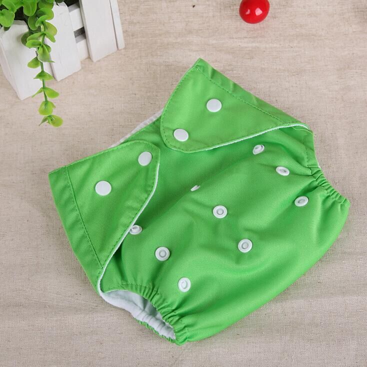 Couches bébé lavables et réutilisables couches en maille/coton bébé coton pantalon d'entraînement: green / Summer