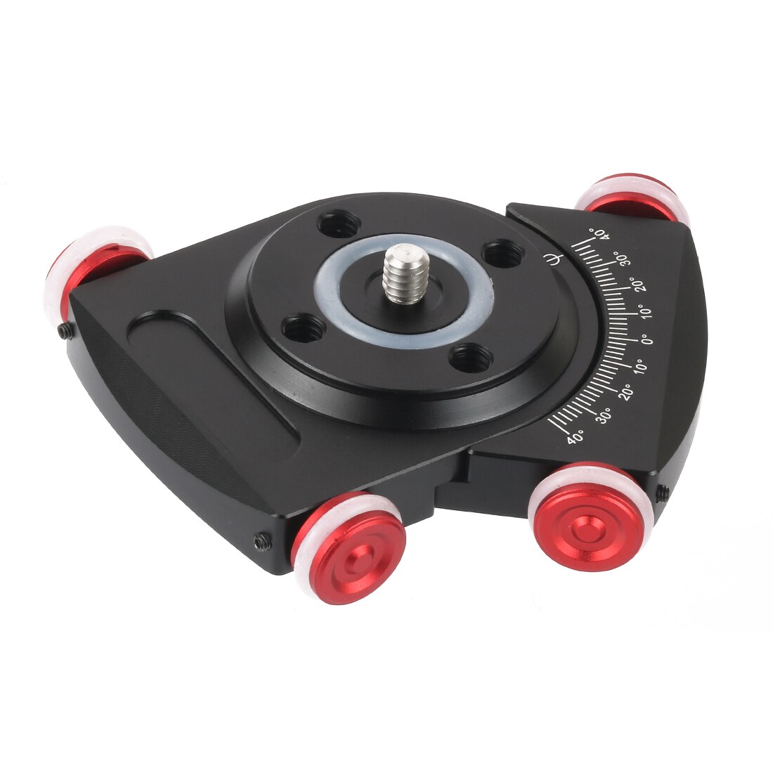 Bgning Camera Rolling Slider Telefoon Lage Zwaartepunt Fotografie Verstelbare Track Rail Dolly Vier Wiel Slider Voor Slr Smartphone: Red