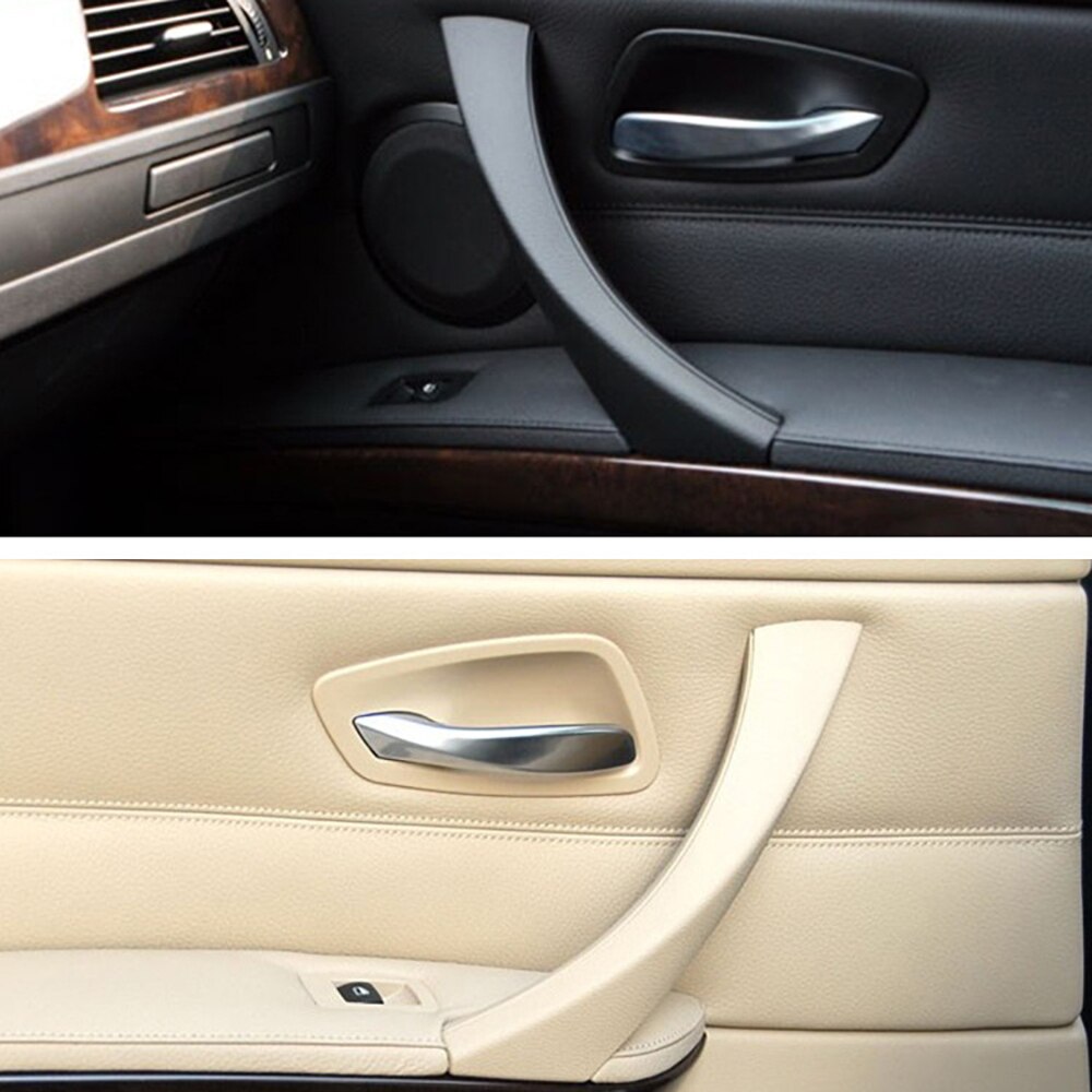 Auto Binnenste Handvat Interieur Deurklink Panel Handvat Pull Trim Cover Grijs Beige Zwart Links Rechts Voor Bmw 3X E90 e91