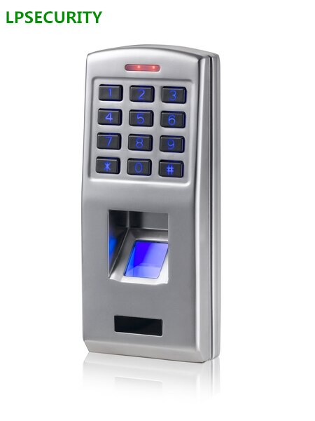 500 brugere biometrisk tastatur adgangskode fingeraftrykadgangskontrollæser finger scanner maskine em kortlås (ingen rfid)