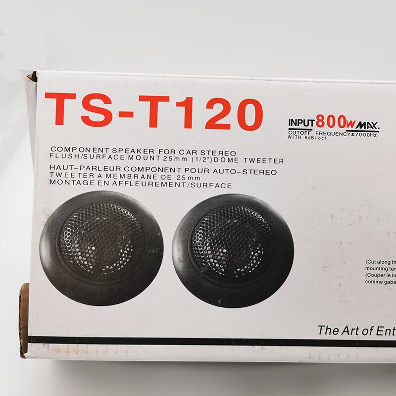 Zwart 800W Auto Hoorn Dome Tweeter Audio Luidspreker Auto Stereo Treble Speaker Voor Auto Tweeters Luidsprekers Auto Accessoires Onderdelen