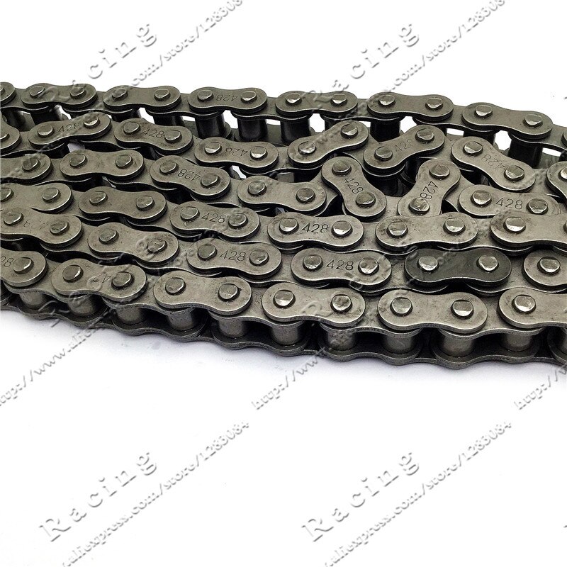 #428 102 104 106 108 110 LINKS DRIVE KETTING MET CHAIN RING VOOR PIT PRO DIRT BIKE ATV QUAD 125cc 140cc 150cc Chinese