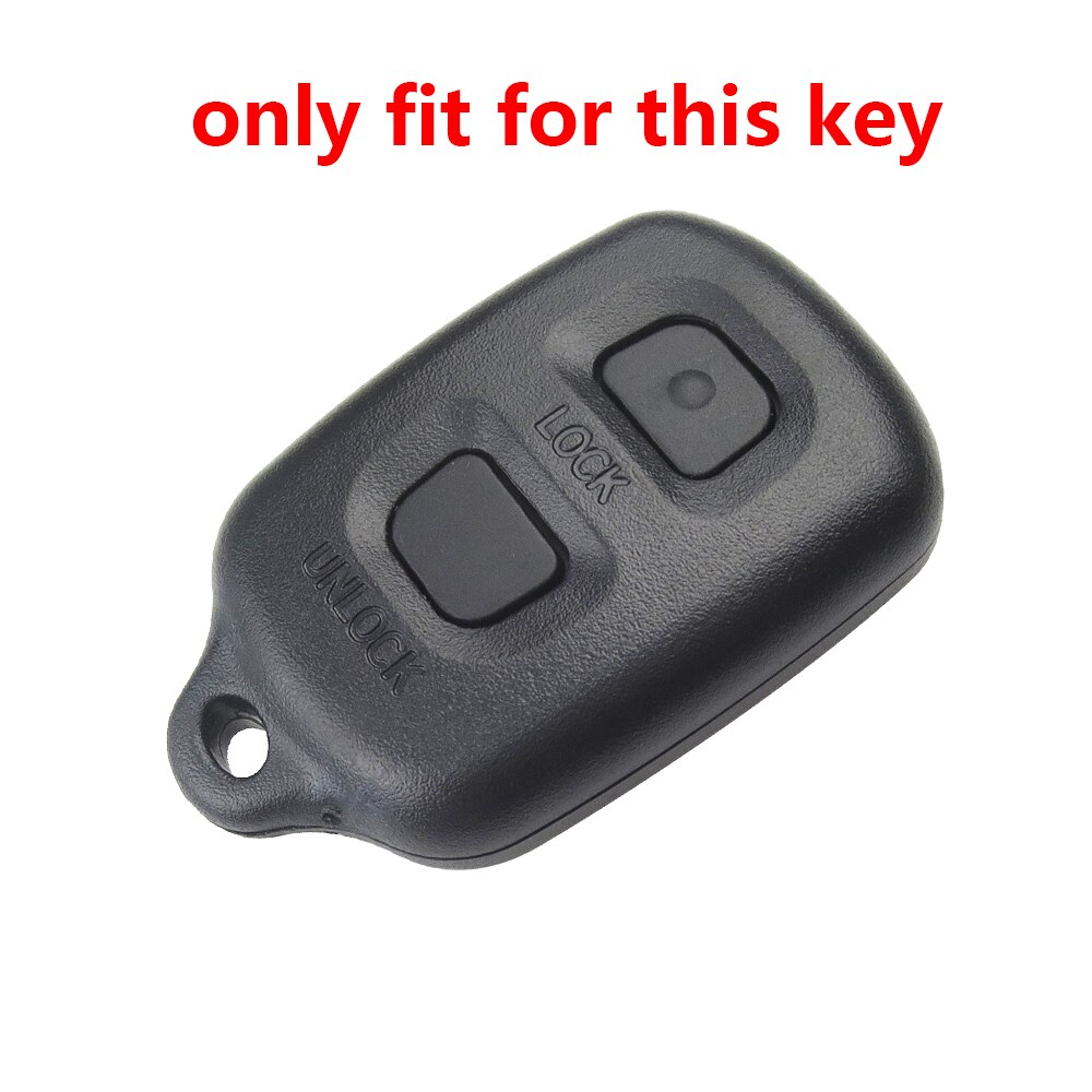 2 Button Remote Key Fob Case Shell for Daihatsu Terios Sirion 2 for Toyota Corolla G6 Ipsum Old Model Cover Key Holder Protector