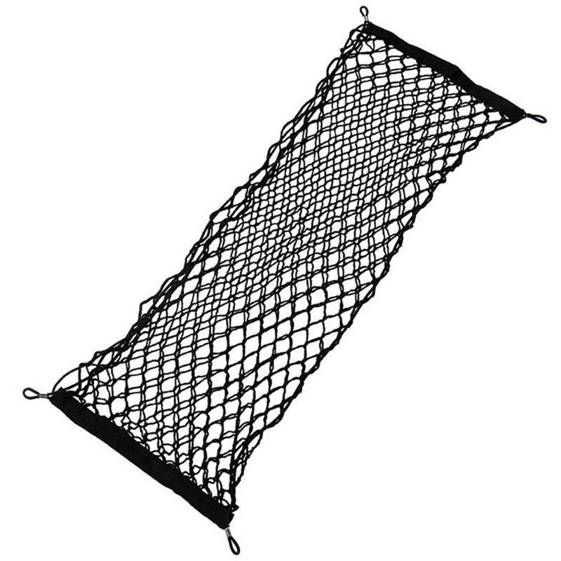 Car Boot Trunk Luggage Storage Mesh Net Nylon Elastic Mesh Net Bag With Hooks For Nissan X-trail Xtrail T32
