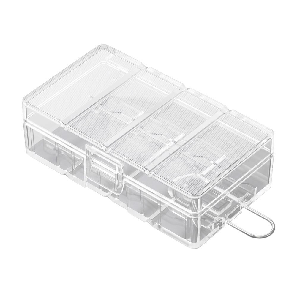 4 Slots RCR123 CR123A 16340 Batterij Opbergdozen Case Transparant Hard Plastic Voor 4 Stuks 16340 Batterij Houder Container Box