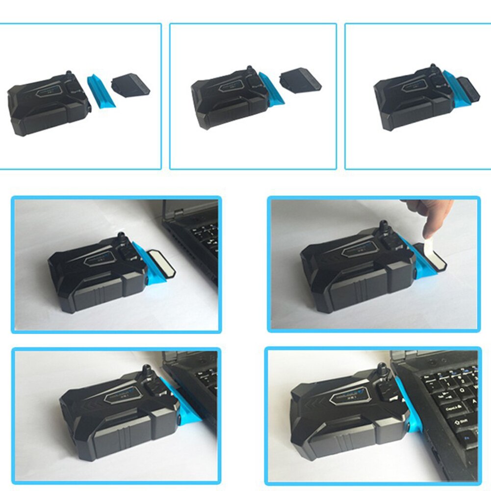 Portable USB Vacuum Laptop Notebook Laptop USB Cooler Air External Extracting Cooling Fan Base for Notebook Computer