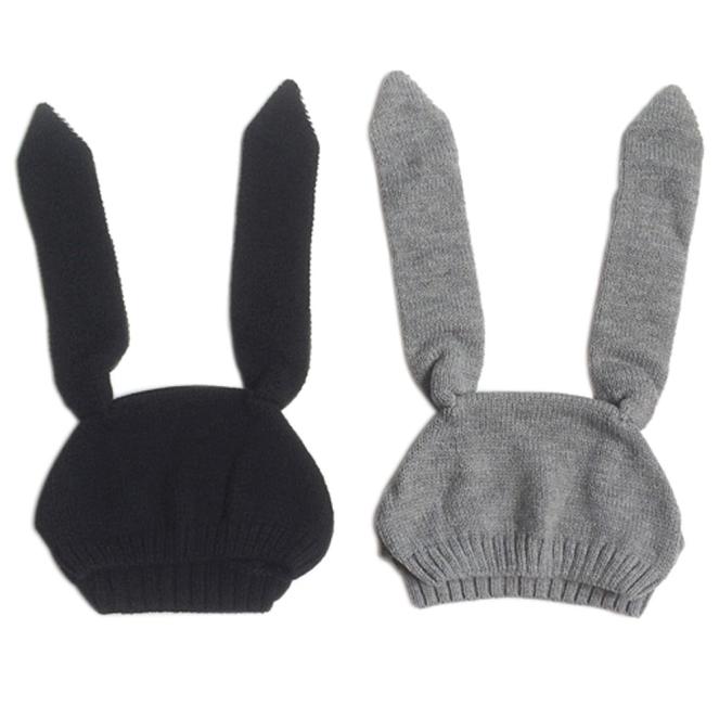 Baby Hoed voor Meisje Jongen Winter Hoed voor kinderen Warm solid Gebreide Gehaakte Konijn Hoeden met oren Hoeden baby Cap L50599