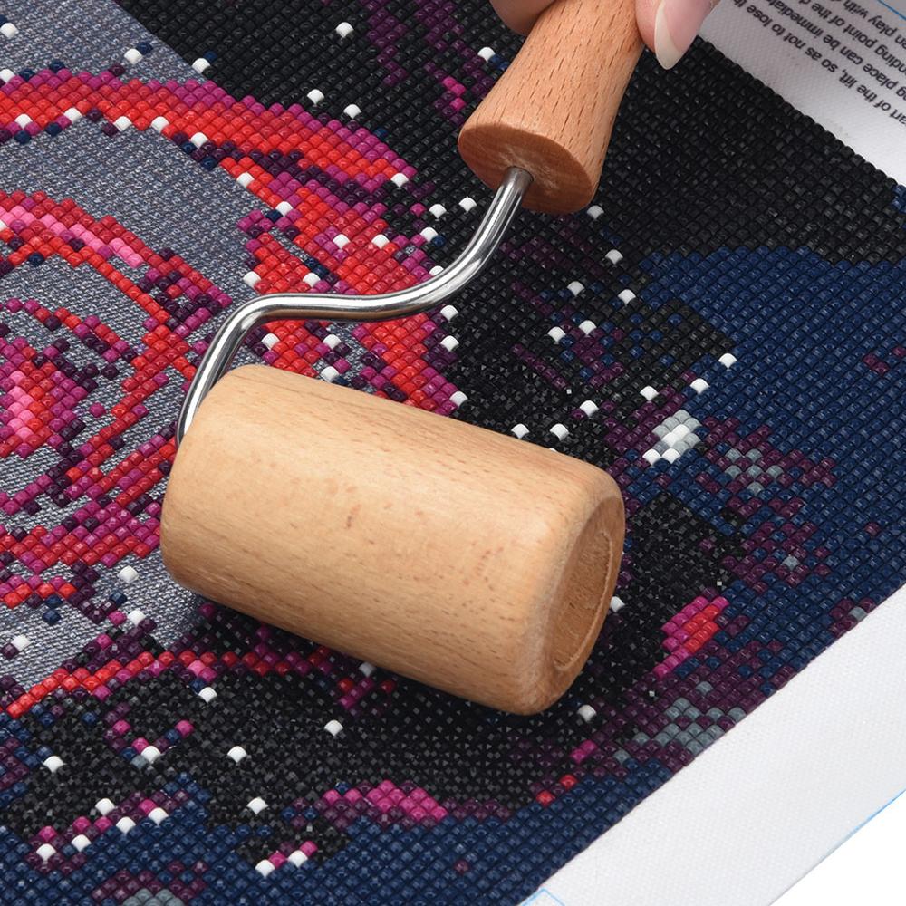 Diamant målning korsstygn verktyg diamant målning plast roller färg slumpmässig scrapbooking stämpling
