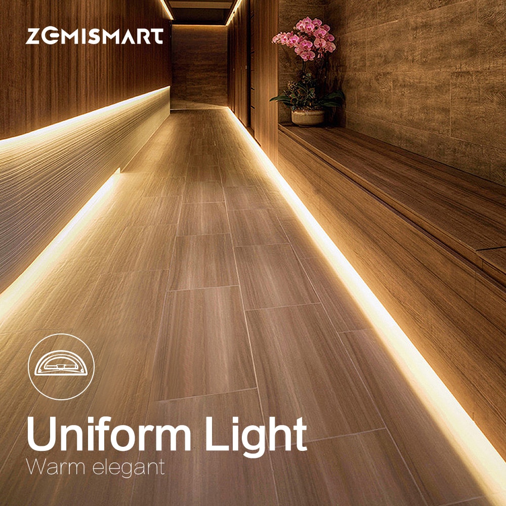 Zemismart Tuya Zigbee Driver Met 5M 10M Led Light Strip Rgbw Licht Riem Werk Met Homekit Via ZMHK-01 hub