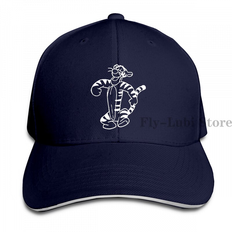 Tigger Style 3 Baseball cap men women Trucker Hats adjustable cap: 1-Navy