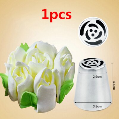 Multi-style keuken bakken taartdecoratie gereedschap siliconen glazuur spuitzak slagroom spuitzak roestvrijstalen spuitmond converter gereedschap: Stijl e