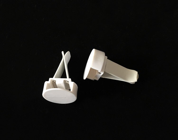 10 stücke Auto entlüften Clip Luft Auslauf Parfüm Luft Auslauf Dekorative Schmuck Manuelle DIY Montage Teile Aroma Clip Zubehör: Weiß einstellen 10Stck