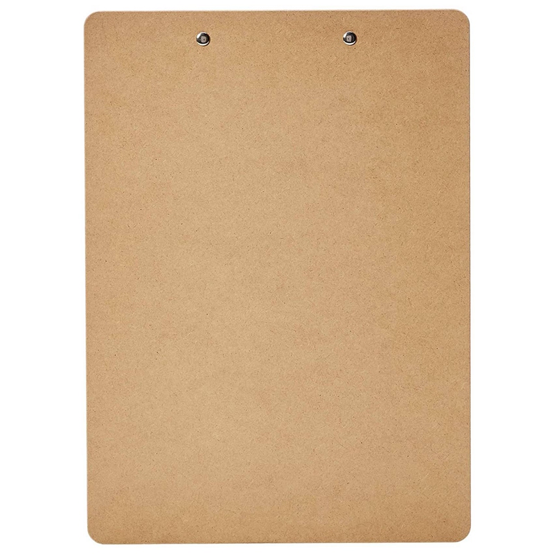 6PCS Student Writing Board, Wood Fiber Pad, Cardboard Folder, Menu Folder, A4 Office Board Folder