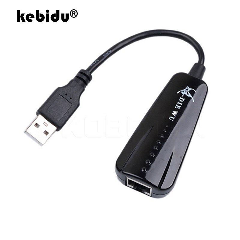 Kebidu USB 2.0 10/100 Mbps イーサネット、 Usb RJ45 有線ネットワークカード Lan アダプタハブ Windows 7/8 /10/Vista/Xp の Linux PC