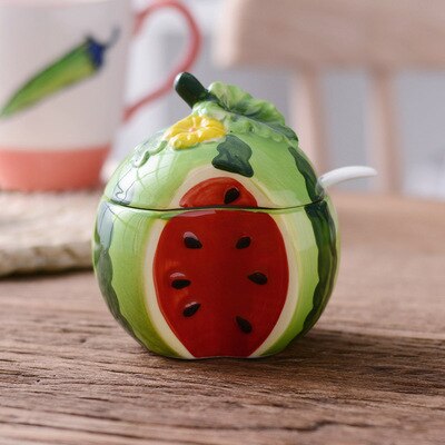 Frutta di Stile di Disegno di Zucchero Ciotola di frutta A Casa impostato Da Cucina Ceramica saldi Condimento pentola Vasetti: design 1