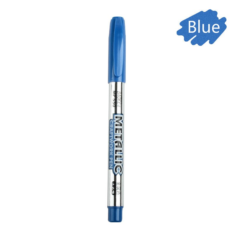 Paintmarker edding 780 op oliebasis 0.8mm wit blister à 2 stuks | Krijt
