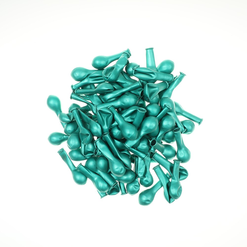 50 Stuks 5/10 Inch Metalen Latex Ballonnen Pearl Chrome Metallic Helium Globos Opblaasbare Lucht Ballen Bruiloft Verjaardag Party Decoraties: green / 5 inch