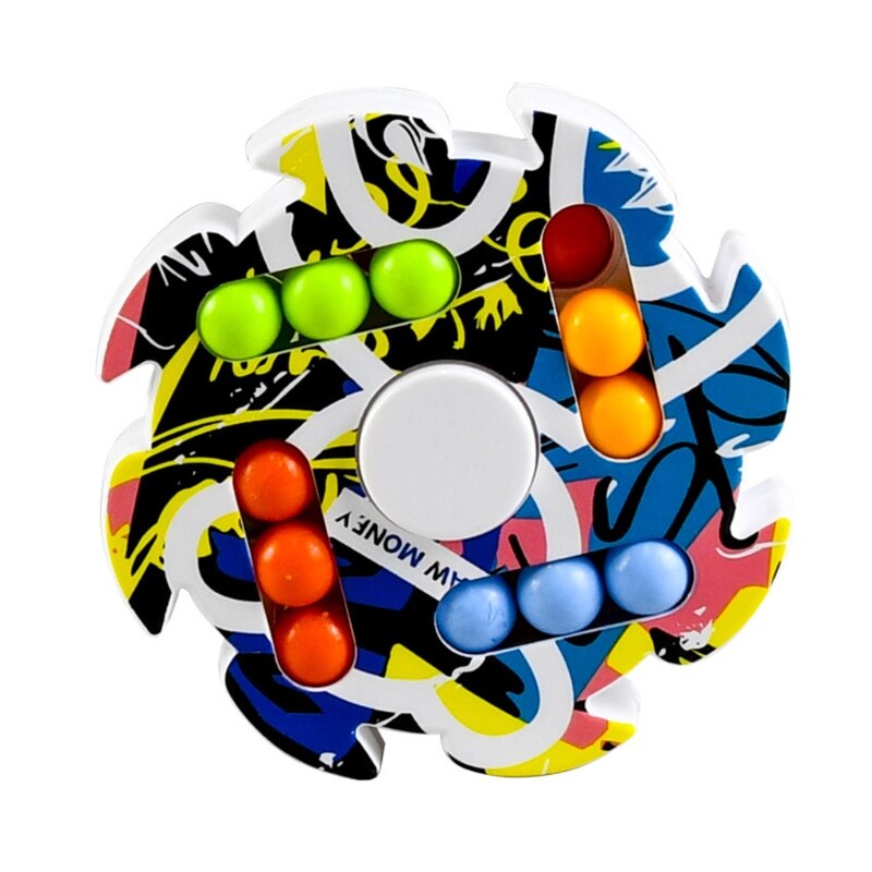 Handhold Bead Puzzle Fine Motor Skill Training Sensory Toy for Activity Center K92D