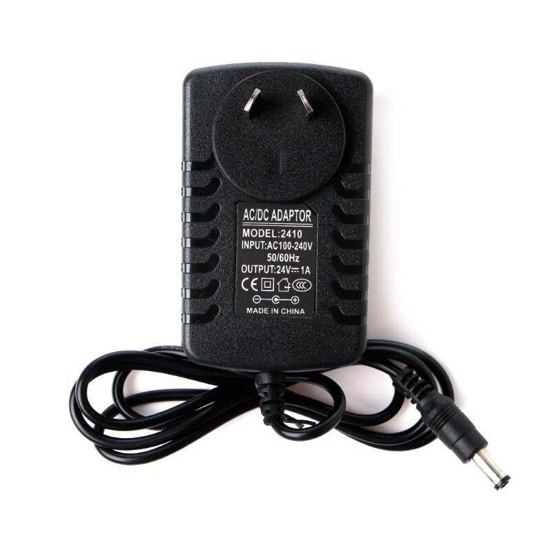 Ac 100-240v til  dc 24v 1a adapter us/eu/au/uk stik til ultrasonisk tåge maker, der sælger&amp.: Au