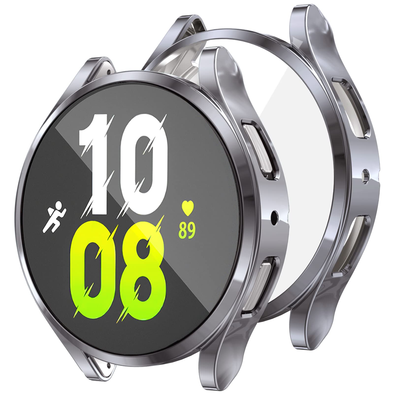 Coque pour Samsung Galaxy Watch 4/5 44mm 40mm classique 46mm 42mm protecteur d'écran TPU couverture de pare-chocs complète pour montre 5 pro 45mm